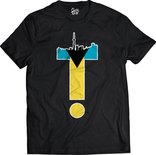 T-Dot Worldwide Bahamas Tee in Black