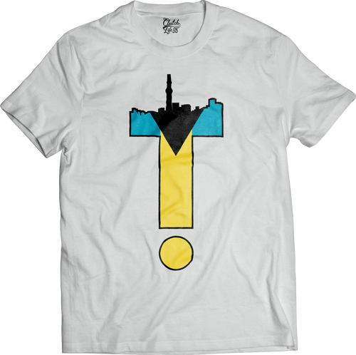 T-Dot Worldwide Bahamas Tee in White