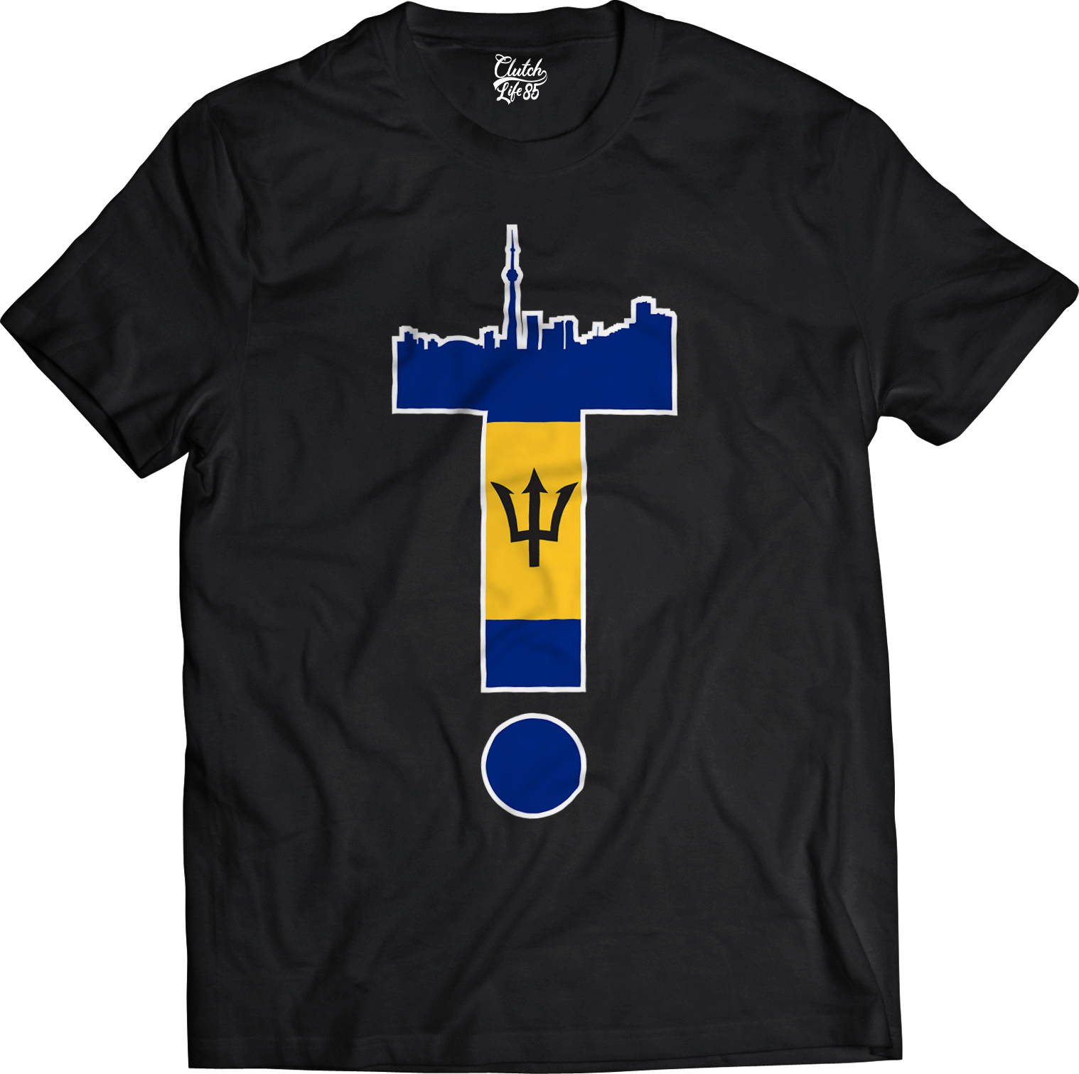 T-Dot Worldwide Barbados Tee in Black