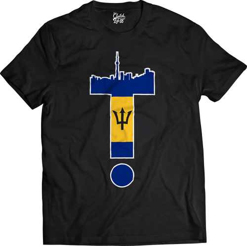 T-Dot Worldwide Barbados Tee in Black