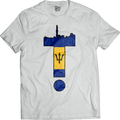 T-Dot Worldwide Barbados Tee in White