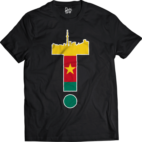 T-Dot Worldwide Cameroon Tee in Black