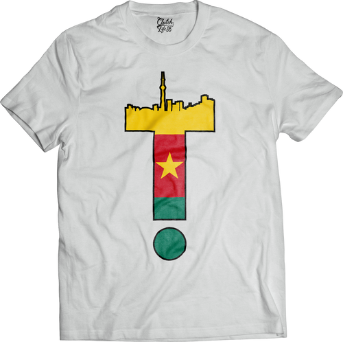 T-Dot Worldwide Cameroon Tee in White