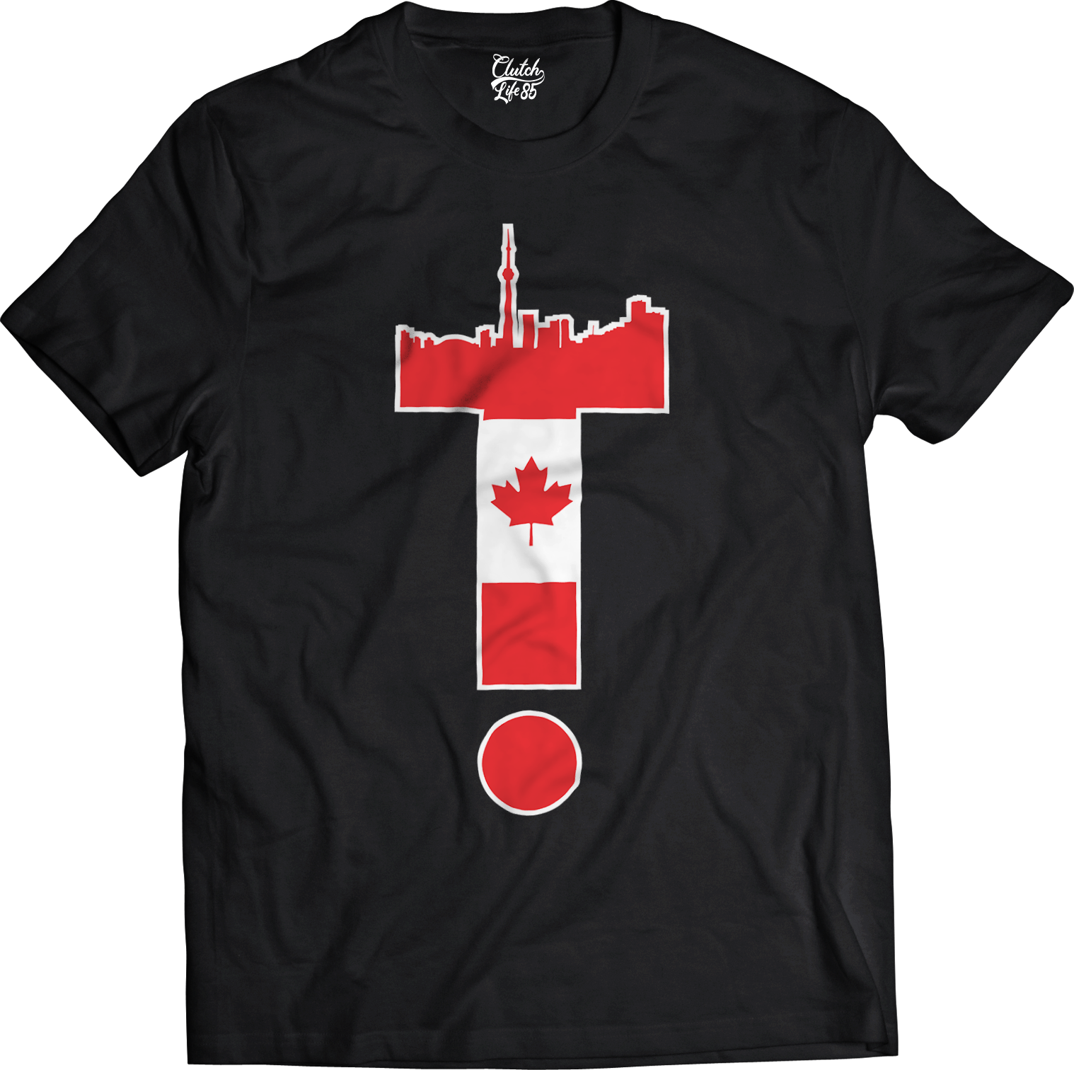 T-Dot Worldwide Canada Tee in Black