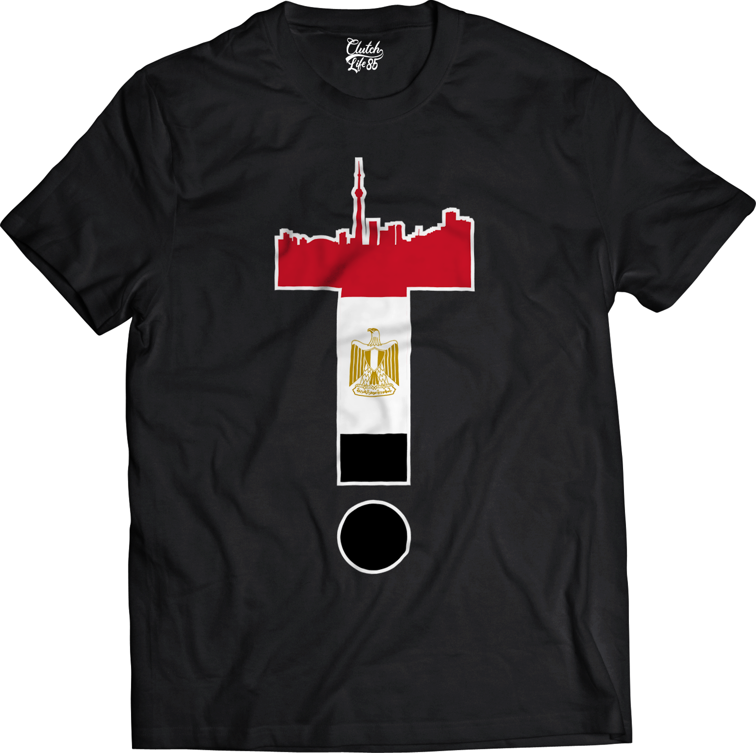 T-Dot Worldwide Egypt Tee in Black