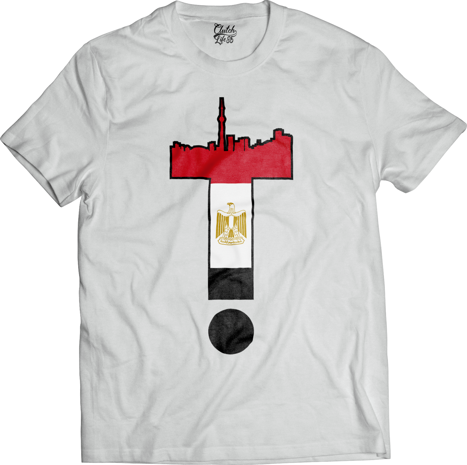 T-Dot Worldwide Egypt Tee in White