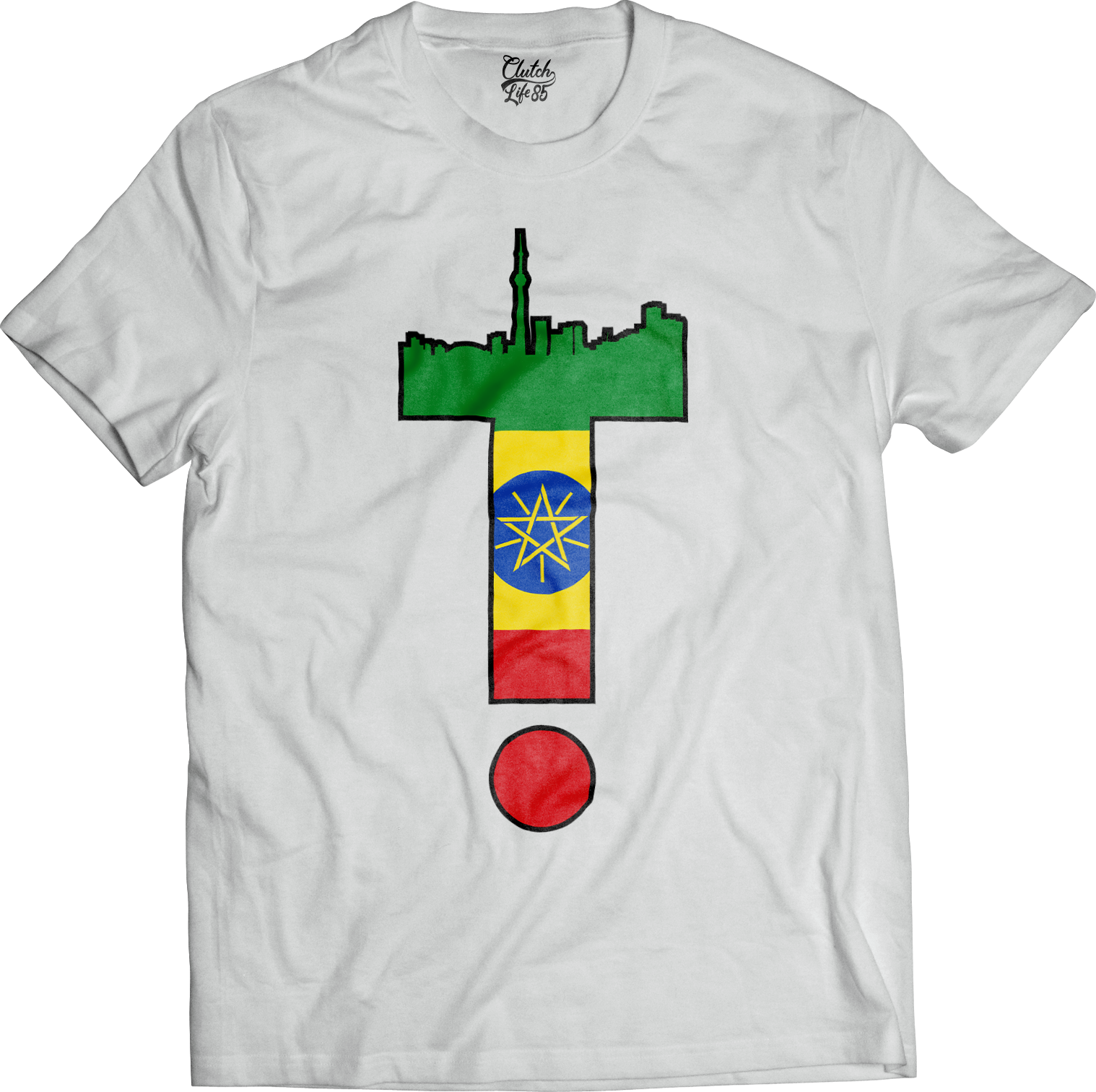T-Dot Worldwide Ethiopia Tee in White
