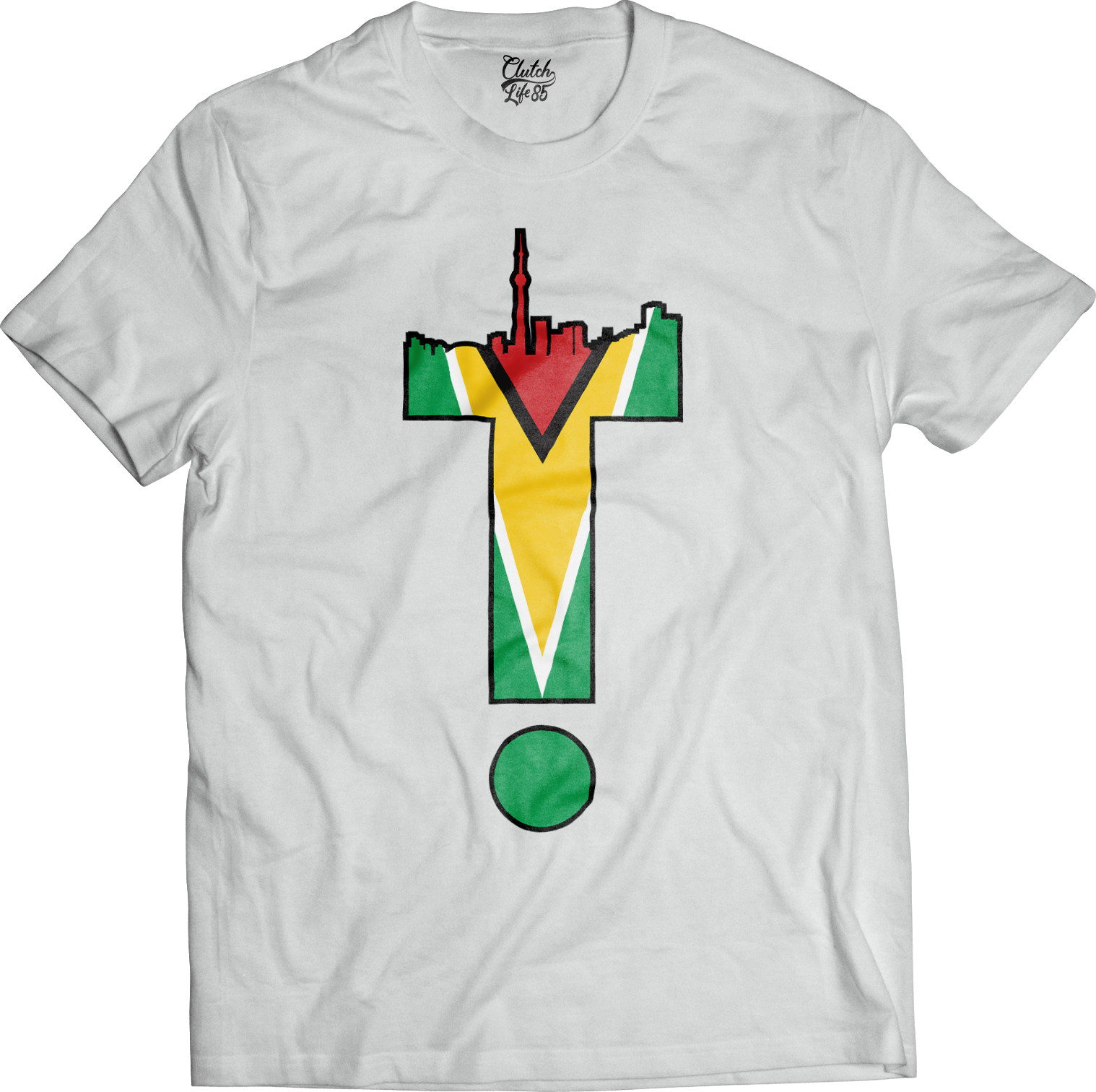 T-Dot Worldwide Guyana Tee in White