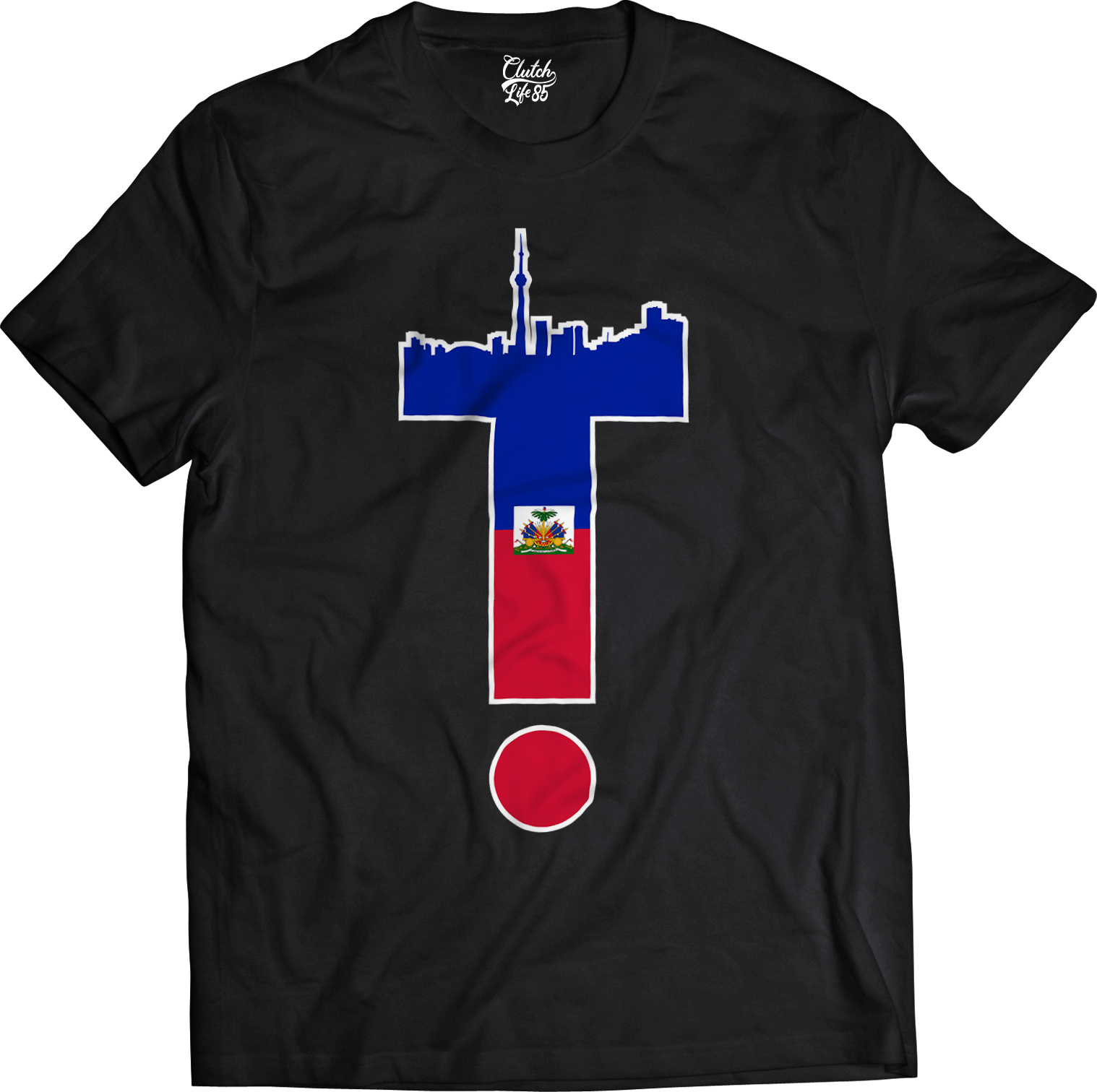 T-Dot Worldwide Haiti Tee in Black