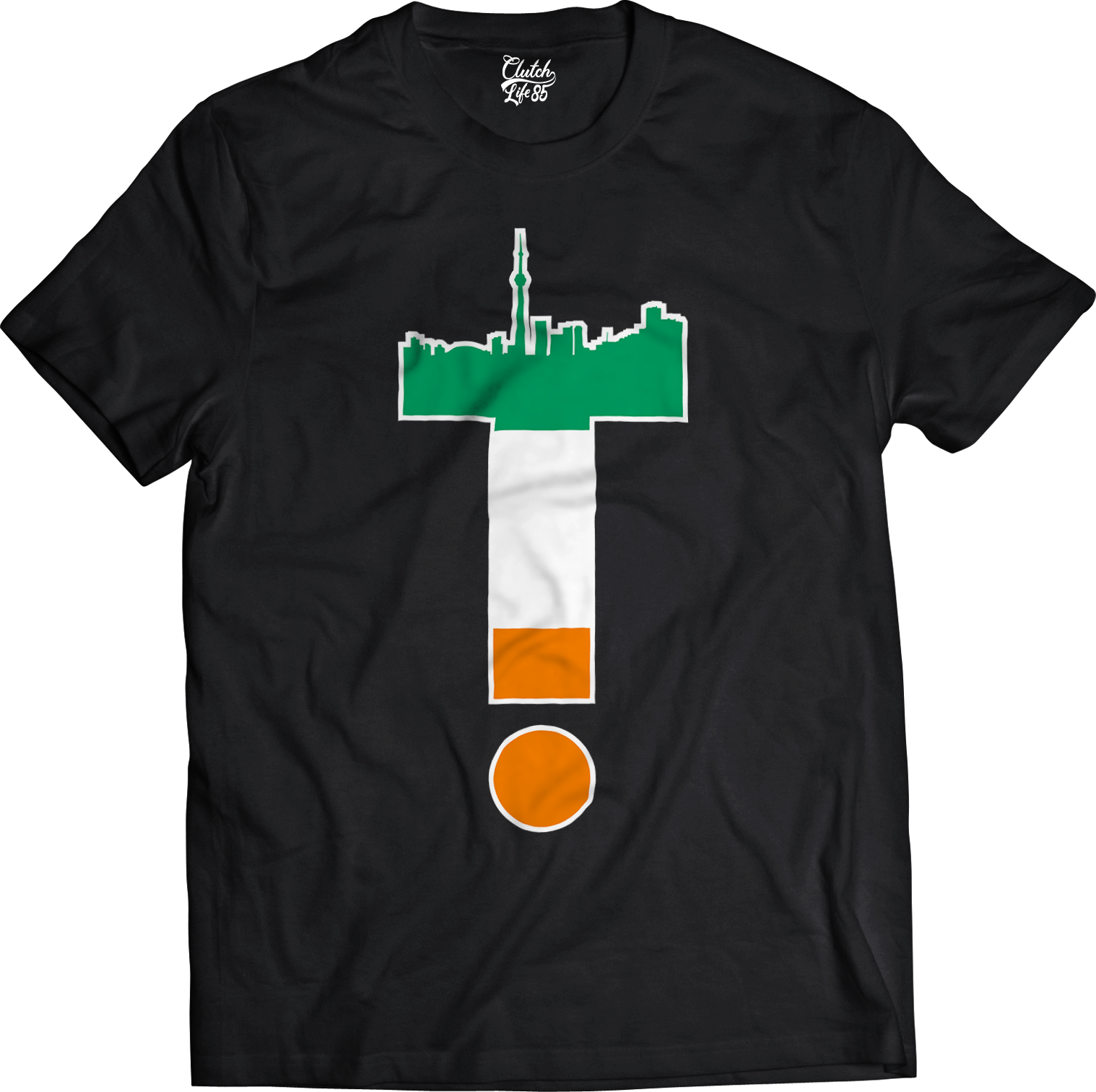 T-Dot Worldwide Ivory Coast Tee in Black