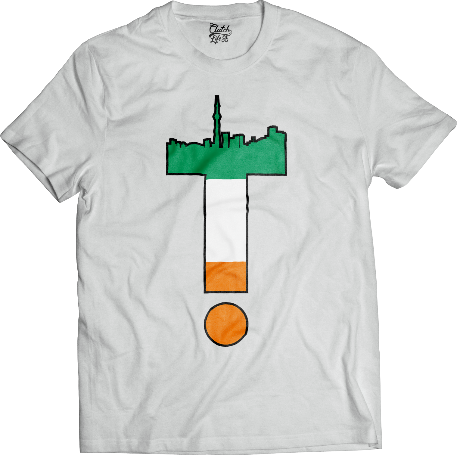 T-Dot Worldwide Ivory Coast Tee in White