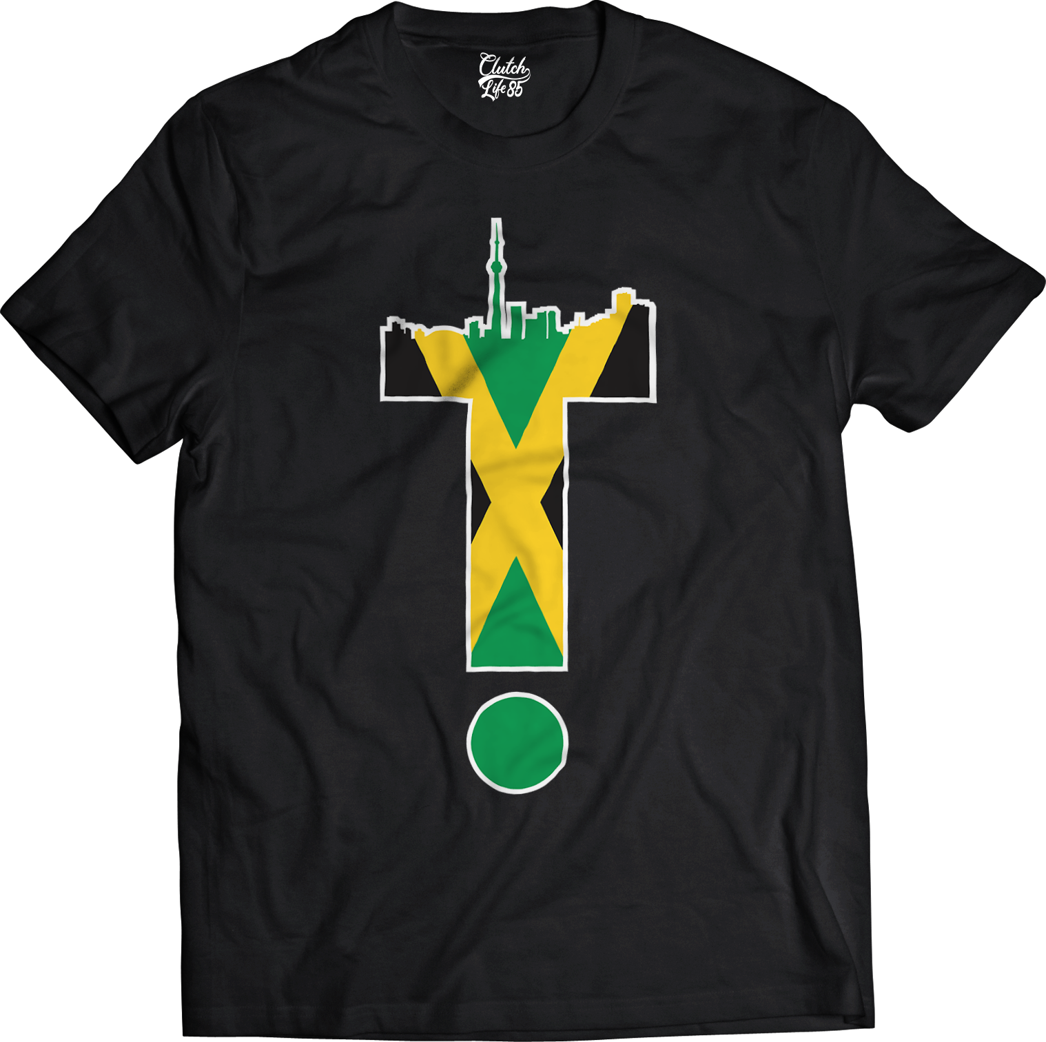 T-Dot Worldwide Jamaica Tee in Black