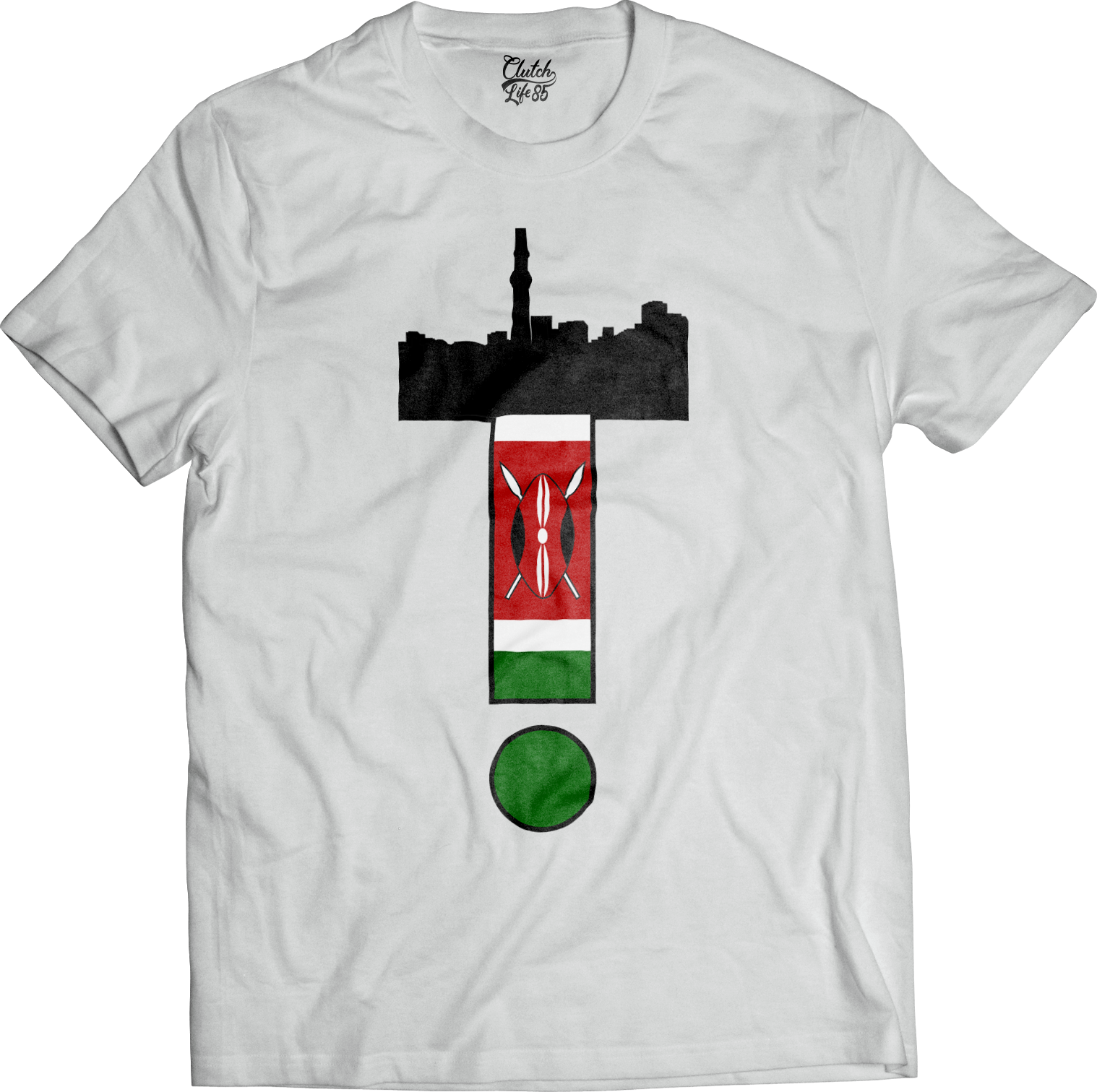 T-Dot Worldwide Kenya Tee in White