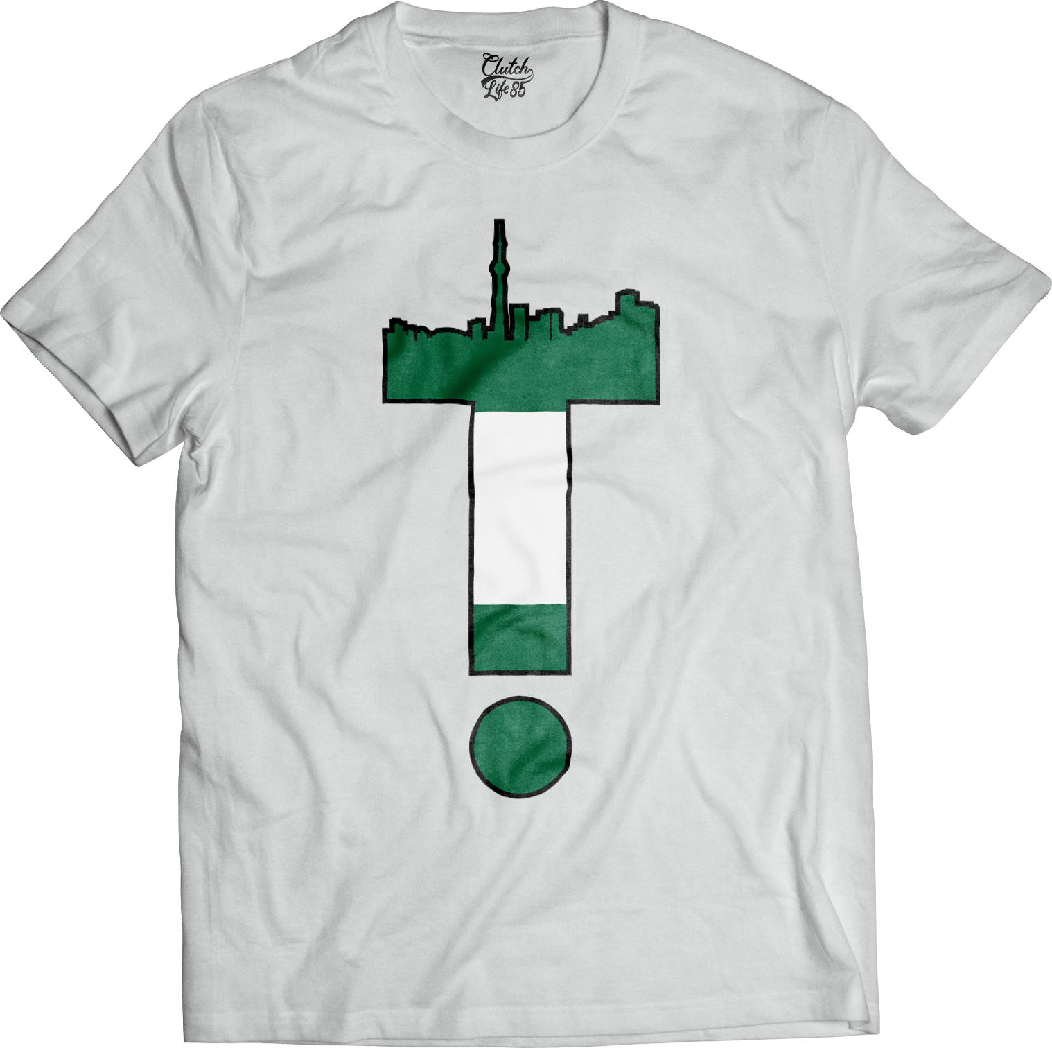 T-Dot Worldwide Nigeria Tee in White