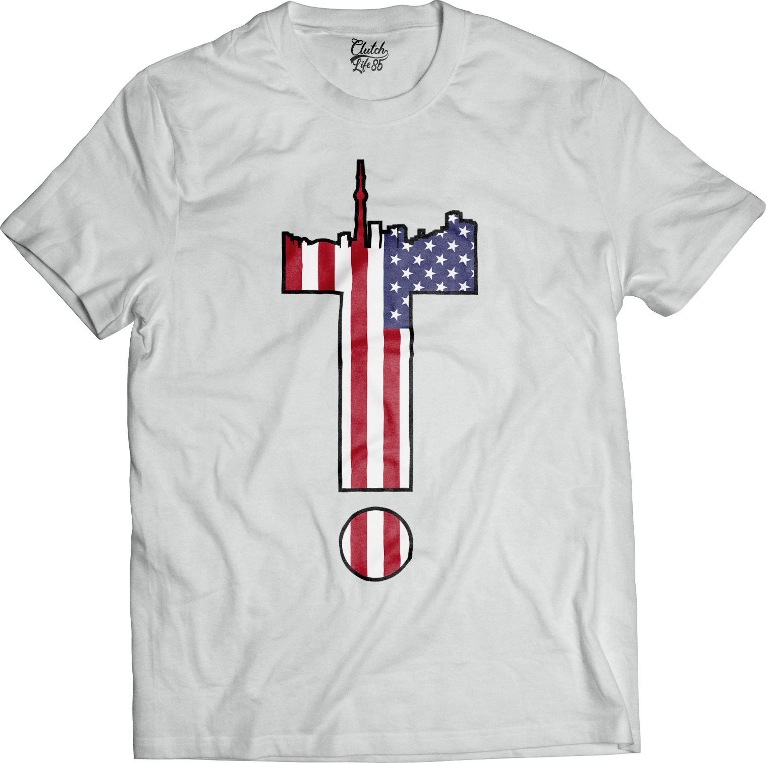 T-Dot Worldwide USA Tee in White
