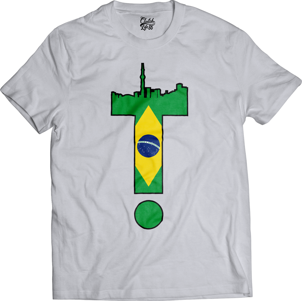 T-Dot Worldwide Brazil Tee in White