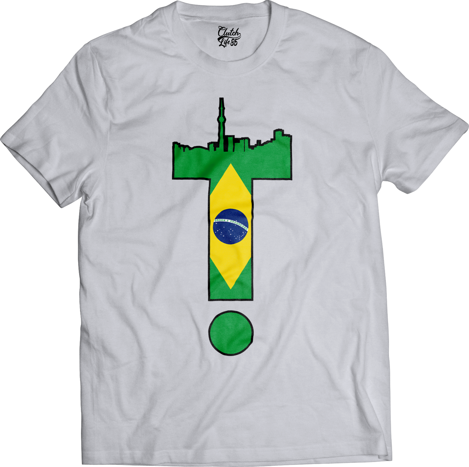 T-Dot Worldwide Brazil Tee in White