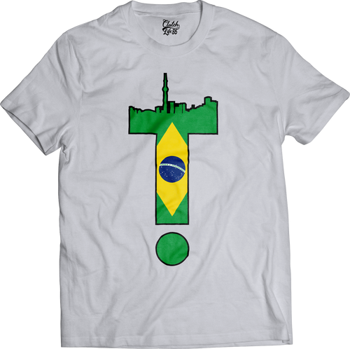 T-Dot Worldwide Brazil Tee in White
