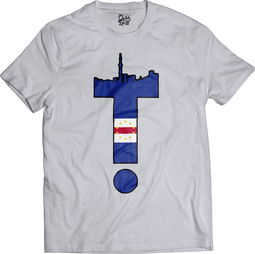 T-Dot Worldwide Cabo Verde Tee in White