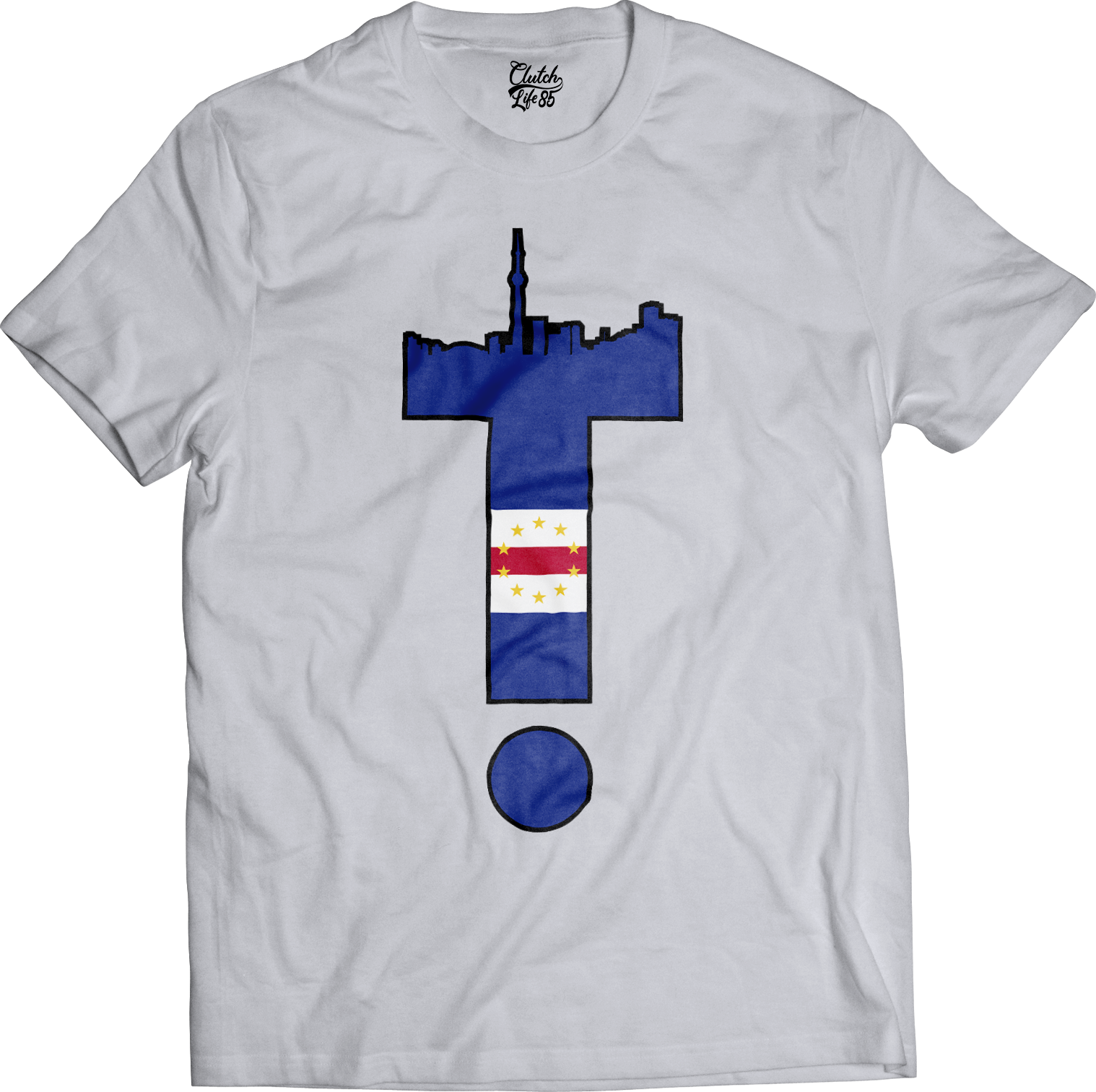 T-Dot Worldwide Cabo Verde Tee in White
