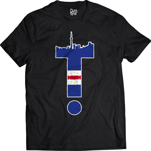 T-Dot Worldwide Cabo Verde Tee in Black