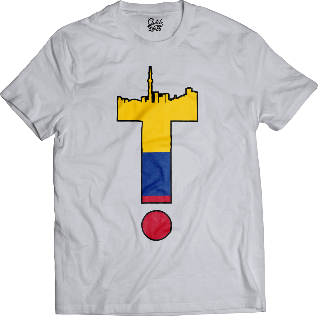 T-Dot Worldwide Colombia Tee in White