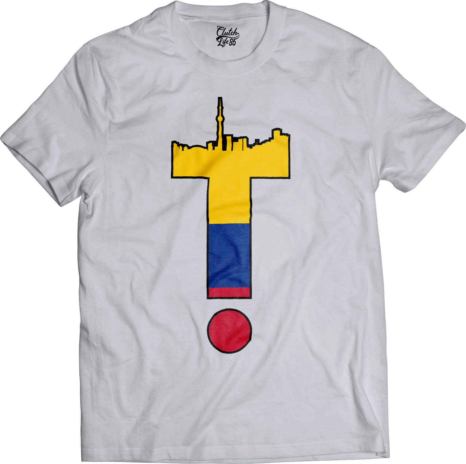 T-Dot Worldwide Colombia Tee in White