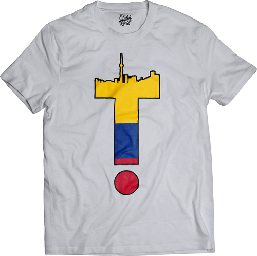 T-Dot Worldwide Colombia Tee in White