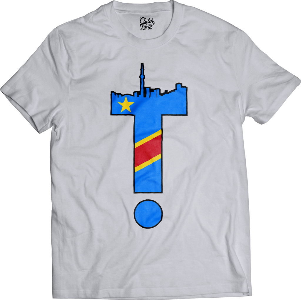 T-Dot Worldwide DR Congo Tee in White