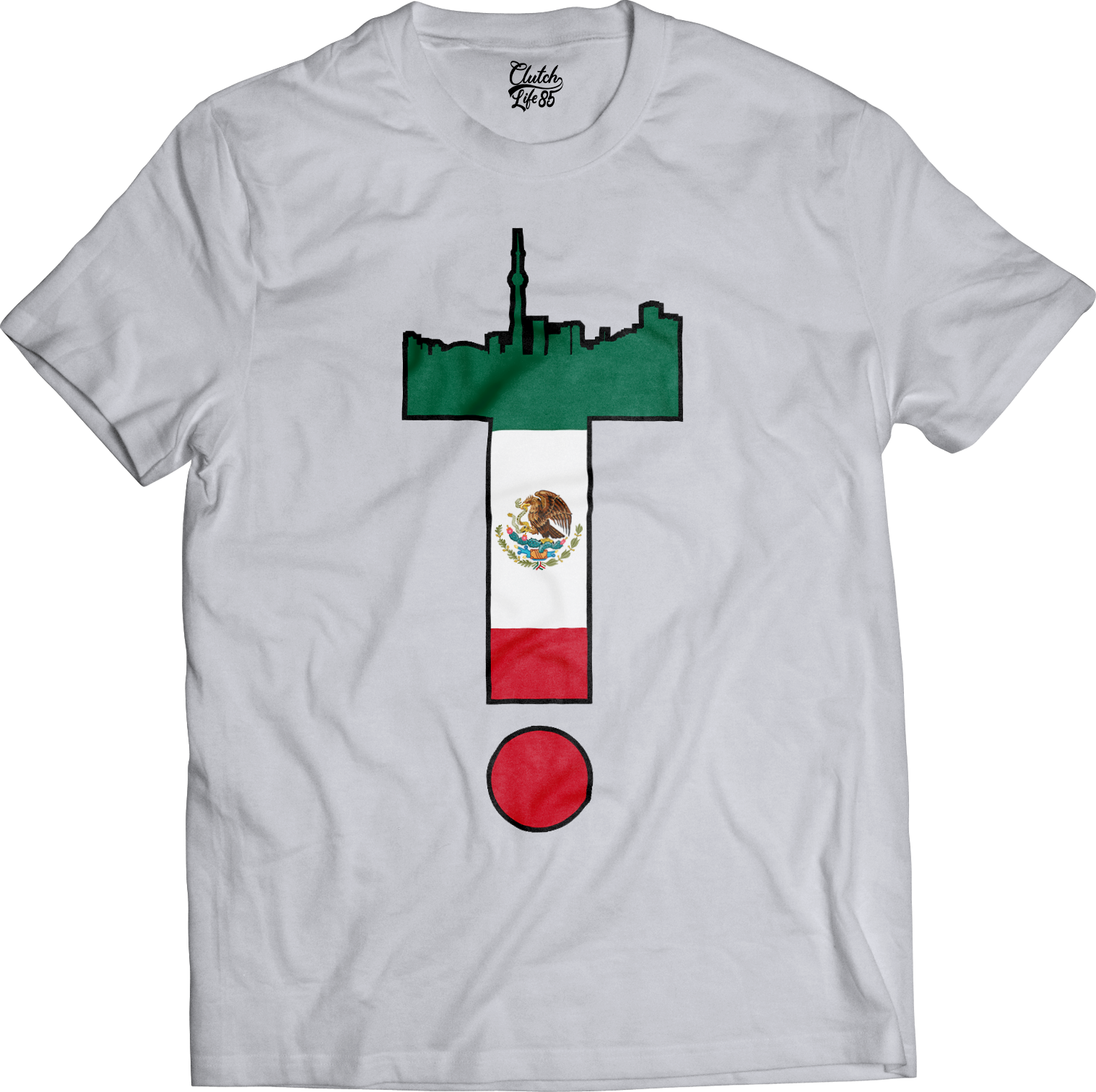 T-Dot Worldwide Mexico Tee in White