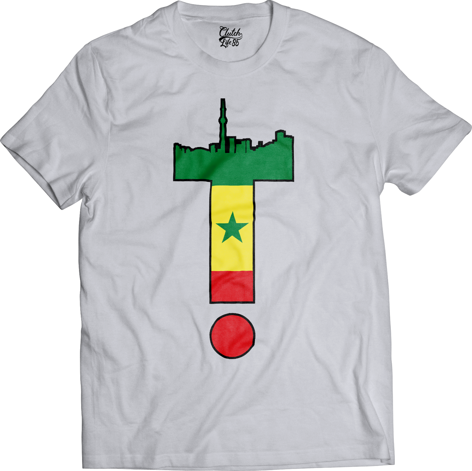 T-Dot Worldwide Senegal Tee in White